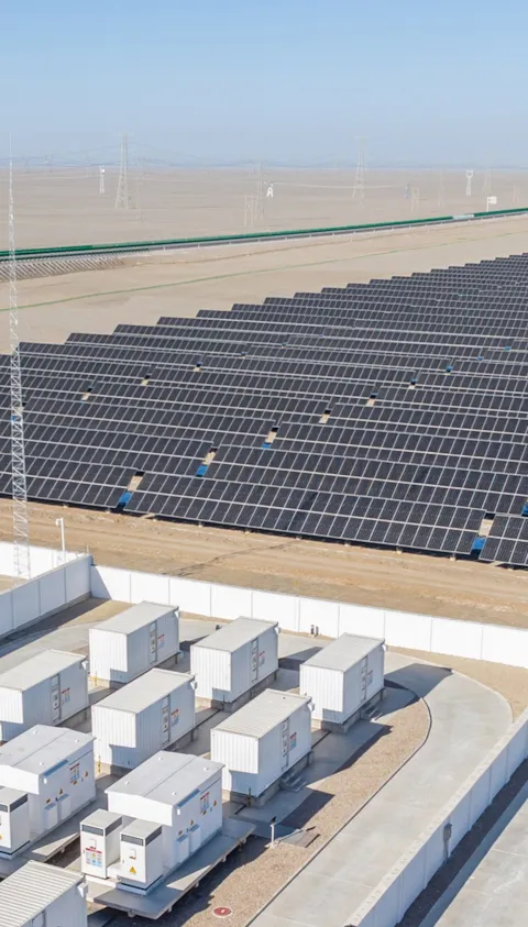 Aerial View, Asia, Battery, Battery storage, Business Finance and Industry, China - East Asia, Color Image, Container, Drone Point of View, Electrical Equipment